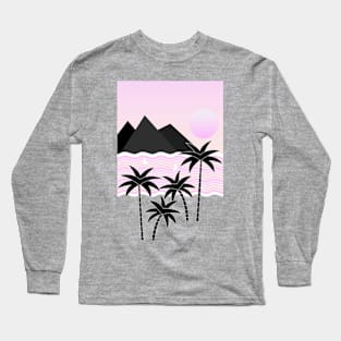 Hello Islands - Pink Skies Long Sleeve T-Shirt